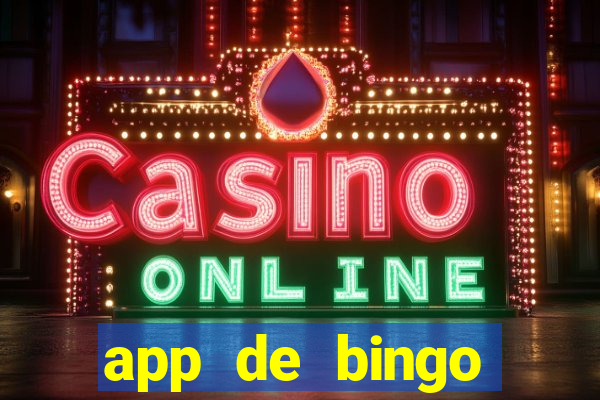 app de bingo valendo dinheiro