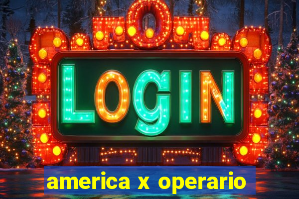 america x operario