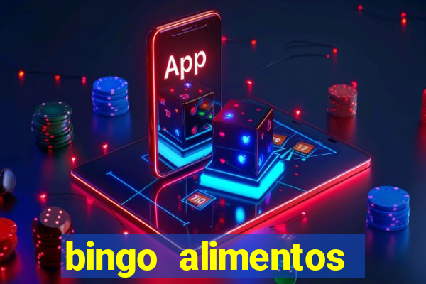 bingo alimentos para imprimir