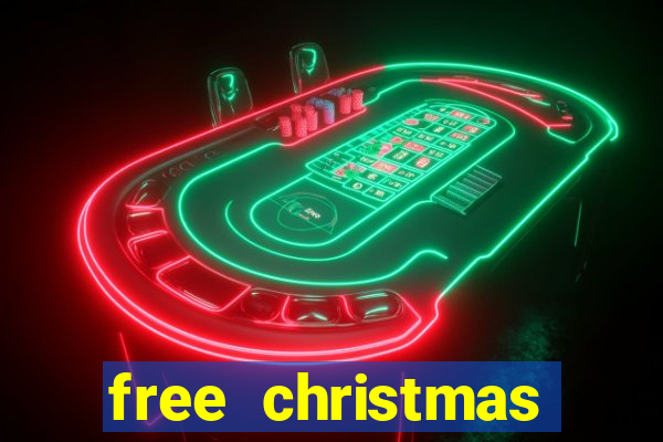 free christmas bingo cards