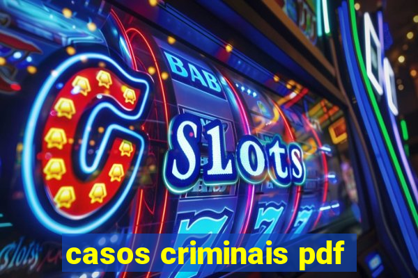 casos criminais pdf