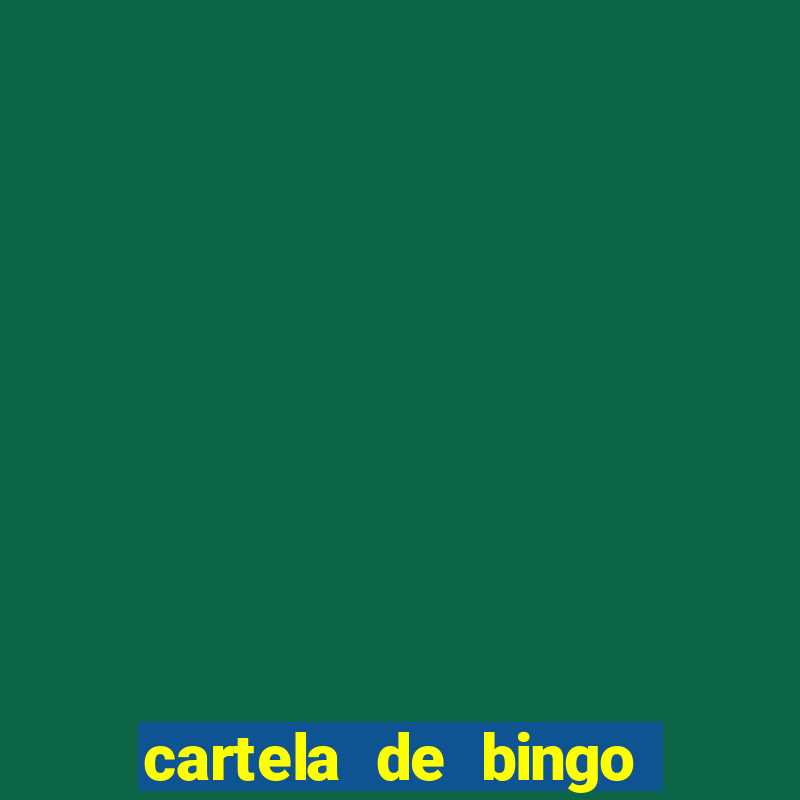 cartela de bingo para cha revela??o