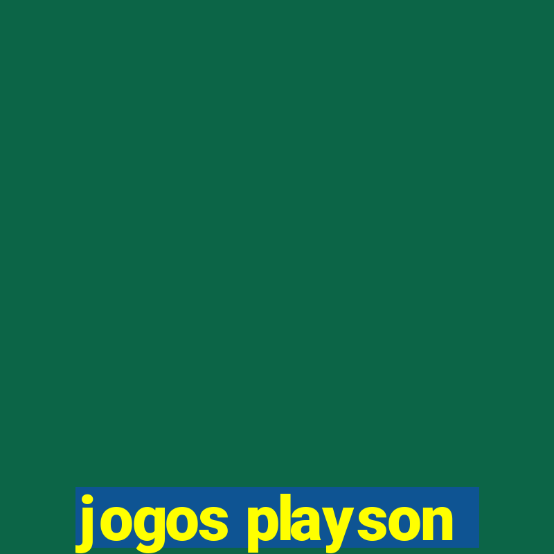 jogos playson