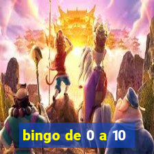 bingo de 0 a 10