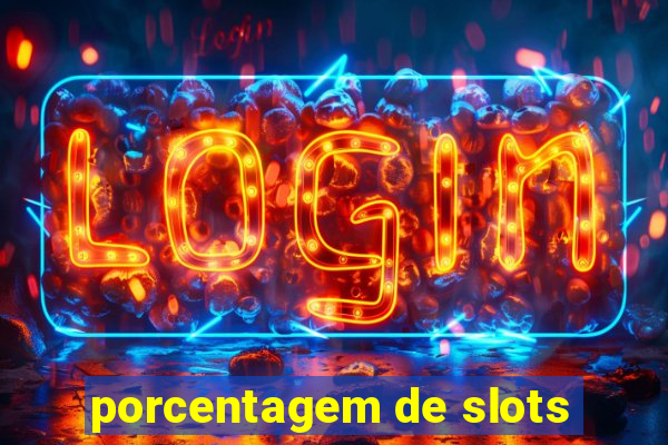 porcentagem de slots