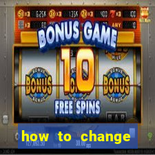 how to change bingo card on slot machine