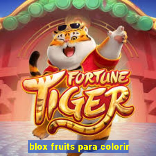 blox fruits para colorir