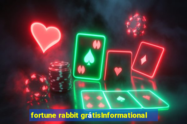 fortune rabbit grátisInformational