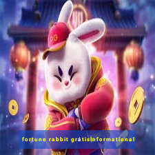 fortune rabbit grátisInformational