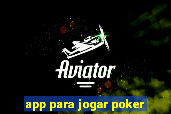 app para jogar poker