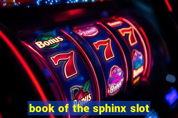 book of the sphinx slot