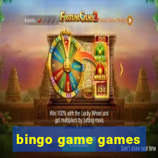 bingo game games