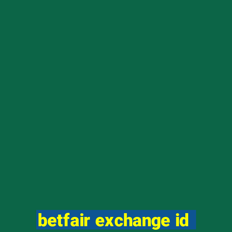 betfair exchange id