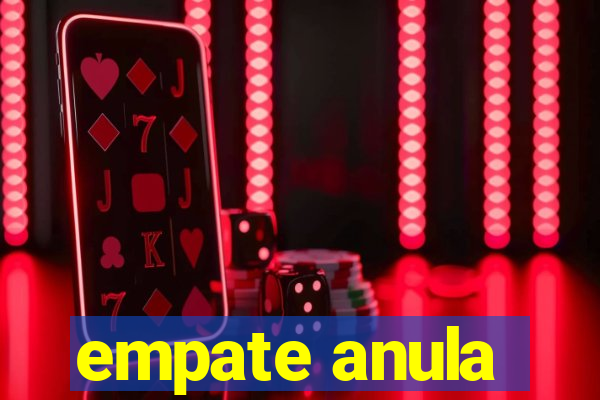 empate anula