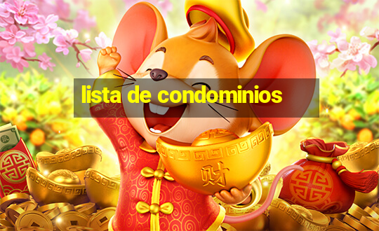 lista de condominios