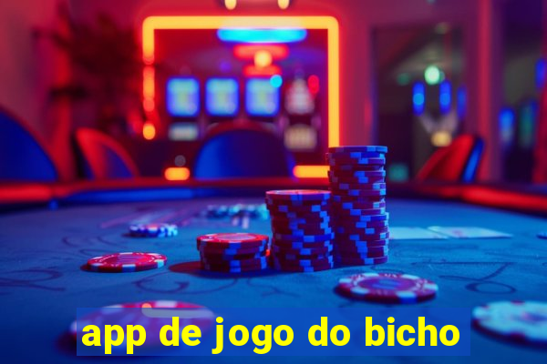 app de jogo do bicho