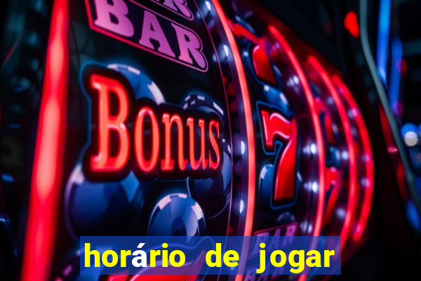 horário de jogar fortune rabbit