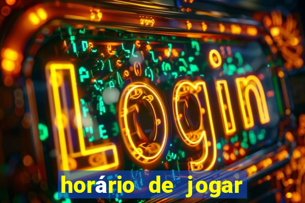 horário de jogar fortune rabbit