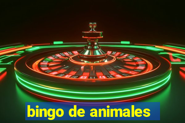 bingo de animales