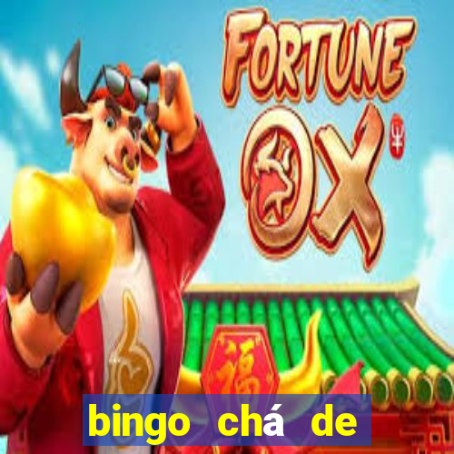 bingo chá de bebê excel