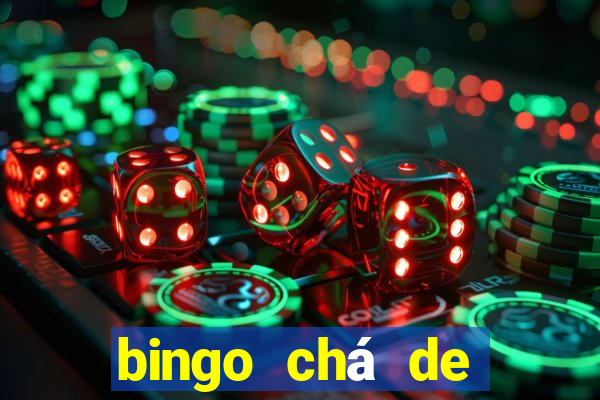 bingo chá de bebê excel