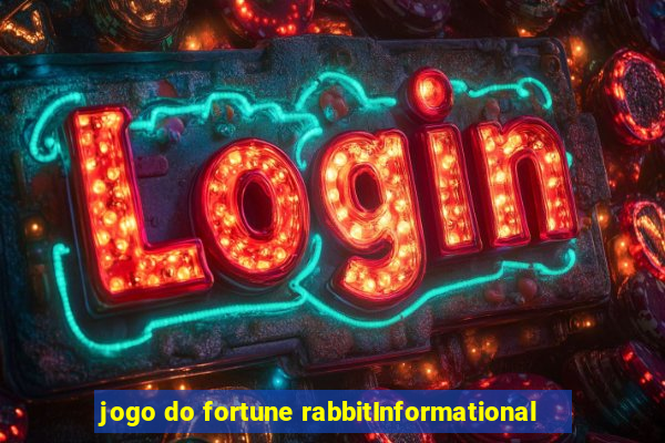 jogo do fortune rabbitInformational