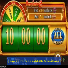 jogo do fortune rabbitInformational