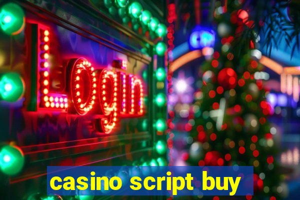 casino script buy