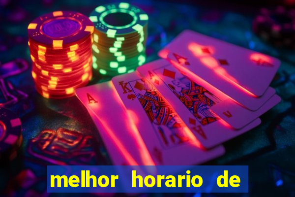 melhor horario de jogar fortune ox