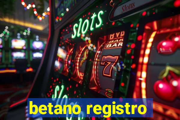 betano registro