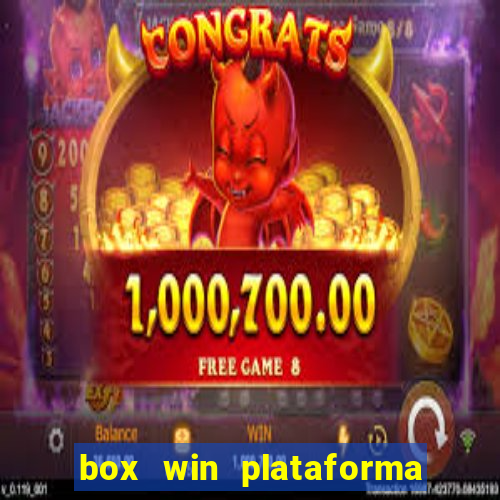 box win plataforma de jogos