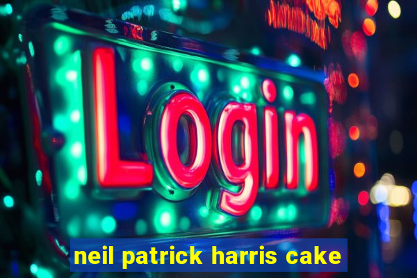 neil patrick harris cake