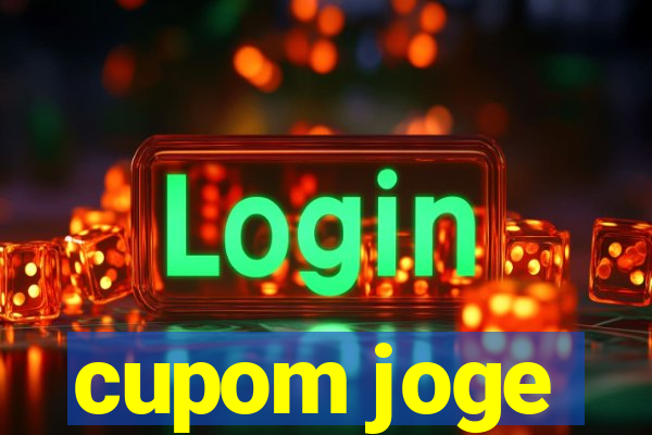 cupom joge