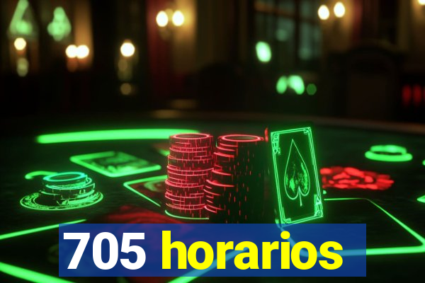 705 horarios