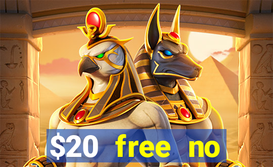 $20 free no deposit casino