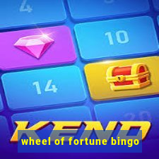 wheel of fortune bingo