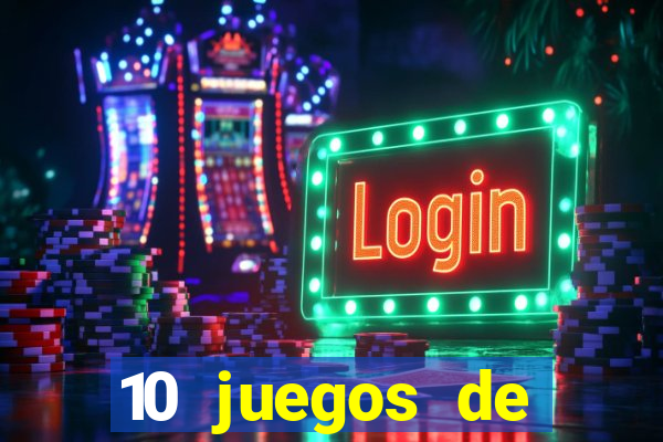 10 juegos de casino nombres