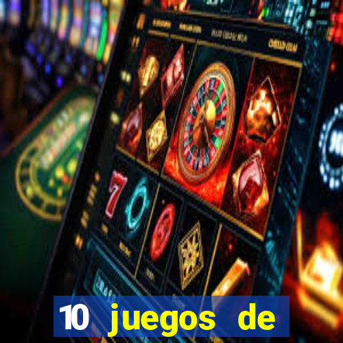 10 juegos de casino nombres