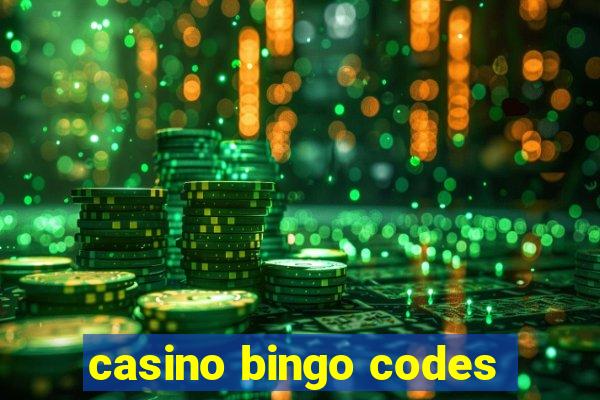 casino bingo codes