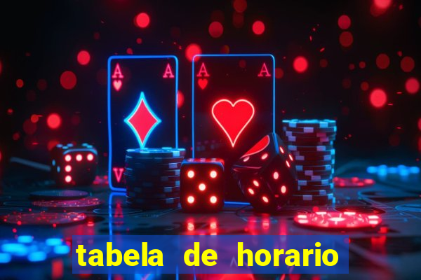 tabela de horario fortune tiger