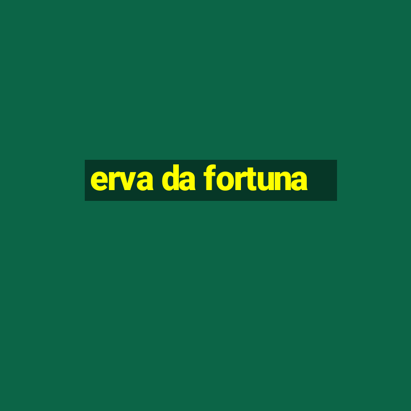 erva da fortuna