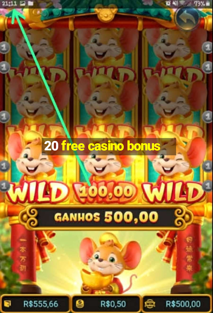 20 free casino bonus