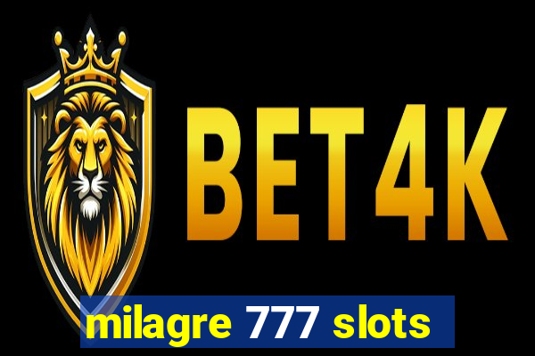 milagre 777 slots