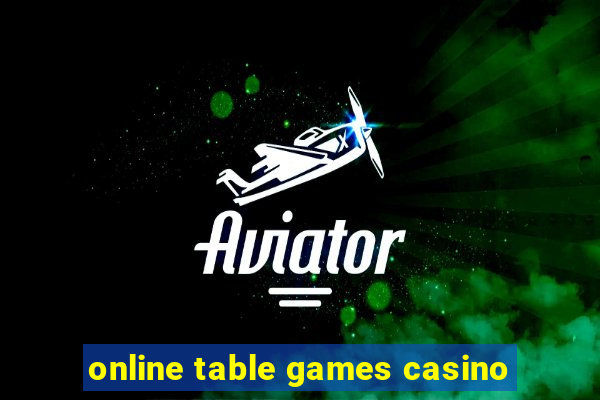 online table games casino