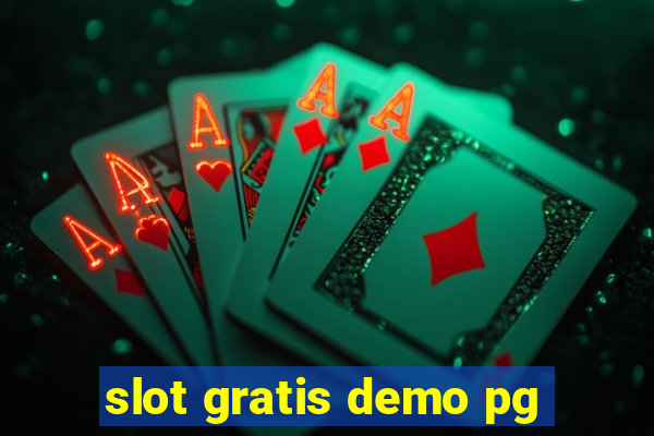 slot gratis demo pg