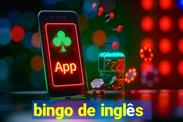 bingo de inglês