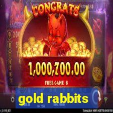 gold rabbits