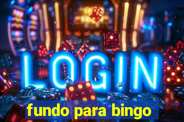 fundo para bingo