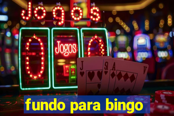 fundo para bingo