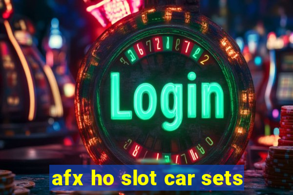 afx ho slot car sets